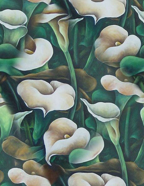 Painted Lilies Set 04 - 70 x A4 Pages to Download
